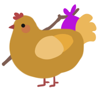 A gold and honey chicken