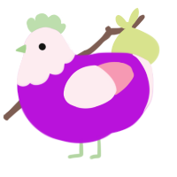 A amethyst and rose chicken with a head pattern