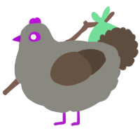A ash and bark chicken