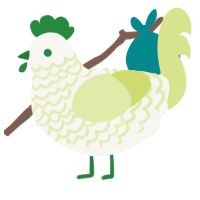 Key Lime Merengue, a white and lemon chicken with a lace pattern