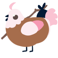 A brown and rose chicken with a head pattern