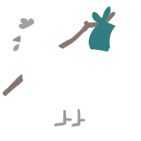 Ob-La-Di Ob-La-Da, a white chicken with a bar pattern