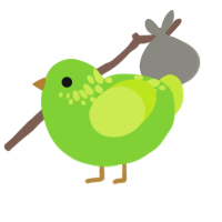 Granny Smith, a grass and lime chicken with a neck-speckle pattern