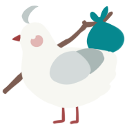 A white and silver chicken