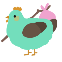 A mint and bark chicken