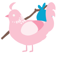 A rose chicken with a neck-speckle pattern