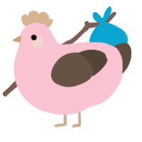A rose and bark chicken