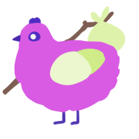 A orchid and apple chicken