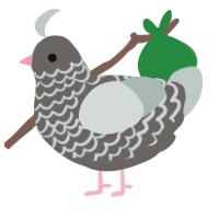 A grey and silver chicken with a lace pattern