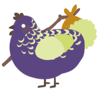 A overcast and lemon chicken with a half-lace pattern