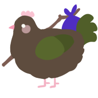 A bark and olive chicken