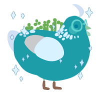 Seafoam, a turquoise and cream chicken with a neck-speckle pattern