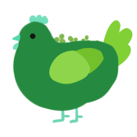 (unnamed), a viridian and grass chicken