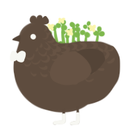 turdcarius, a bark chicken with a half-lace pattern