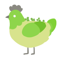 tbn, a lemon and grass chicken with a head pattern