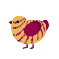 (unnamed), a honey and maroon chicken with a bar pattern