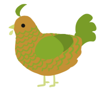 A gold and chartreuse chicken with a lace pattern
