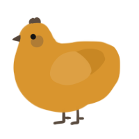 A orange chicken