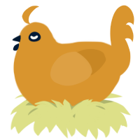 A orange chicken