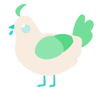 A cream and spring chicken