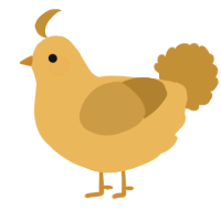 A honey and gold chicken