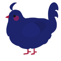 A navy chicken