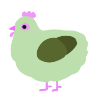 A gluppy and olive chicken