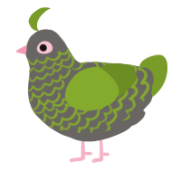 A grey and chartreuse chicken with a lace pattern