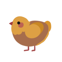 (unnamed), a brown and orange chicken with a head pattern