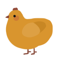 A orange chicken