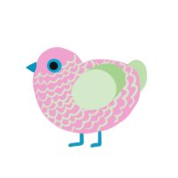 Jabon con agua, a pink and gluppy chicken with a lace pattern