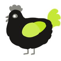 A sable and lime chicken