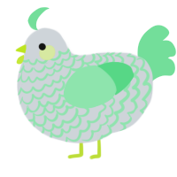A mist and spring chicken with a lace pattern