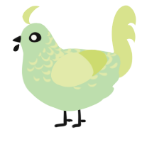 A gluppy and lemon chicken with a half-lace pattern