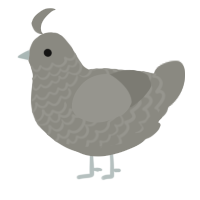 A ash chicken with a lace pattern