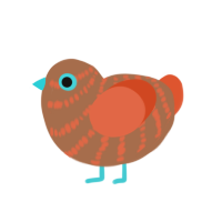 (unnamed), a brown and vermilion chicken with a bar pattern