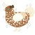 A brown and cream chicken with a speckle pattern