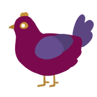 A wine and overcast chicken