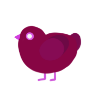 (unnamed), a maroon and wine chicken