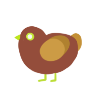 A russet and gold chicken