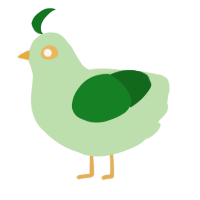 A gluppy and leaf chicken