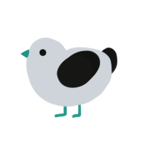 A mist and black chicken