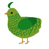 A chartreuse and leaf chicken with a lace pattern