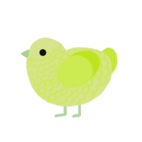 A lemon and lime chicken with a lace pattern