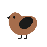 (unnamed), a brown and sable chicken