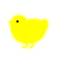 A lime chicken with a double-lace pattern