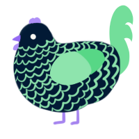 Glow Stick, a tumblr and spring chicken with a lace pattern