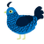 goated bb juice, a sapphire and tumblr chicken with a lace pattern