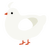 DUCK, a white chicken