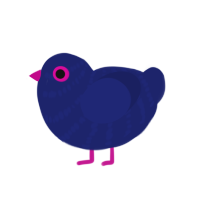 (unnamed), a navy chicken with a bar pattern